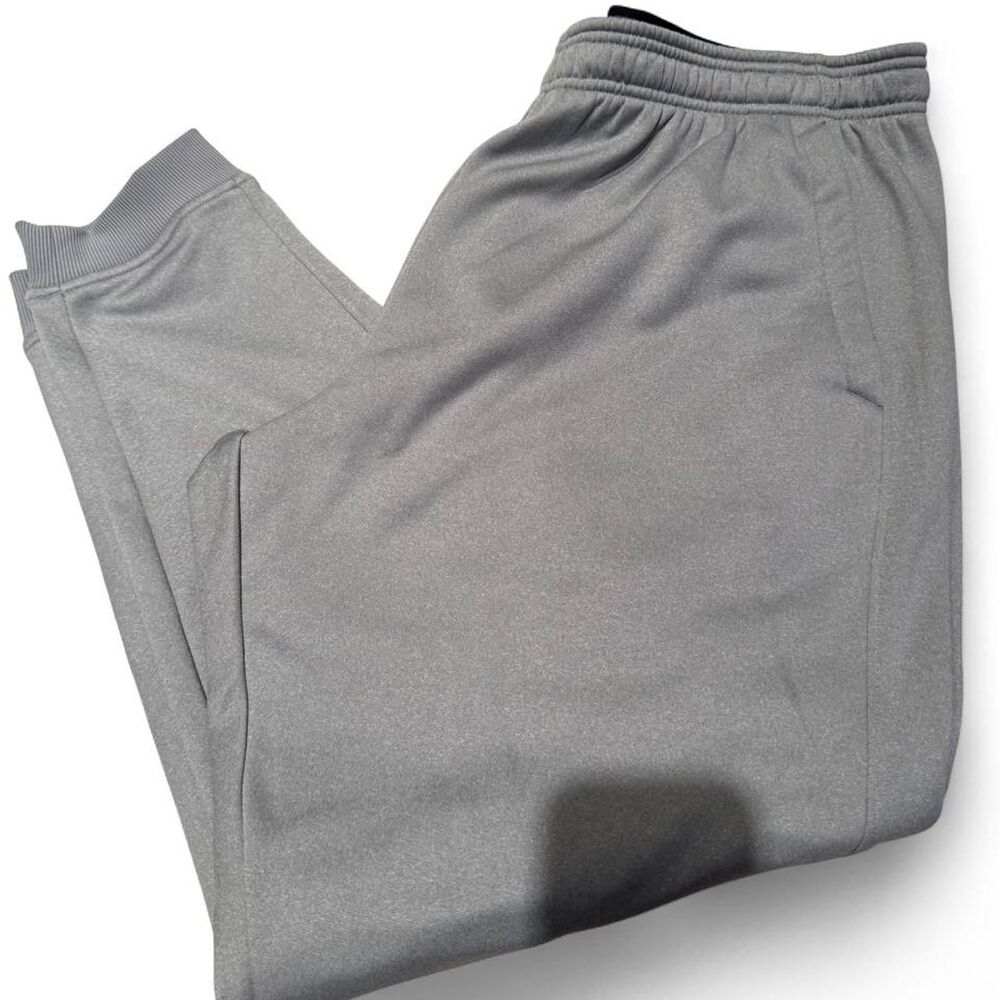 Under-armour Men's Grey and Black Joggers-tracksuits